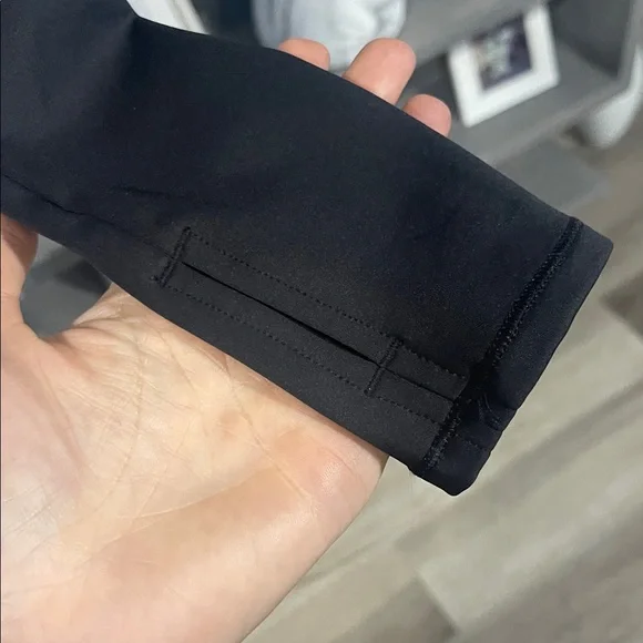 ALO Airlift Winter Warm 1/4 Zip Long Sleeve NWT XS Black Compression Ski Fleece - Picture 5 of 10